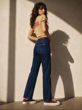 Vintage Pentimento High Rise Straight Leg Jeans W27